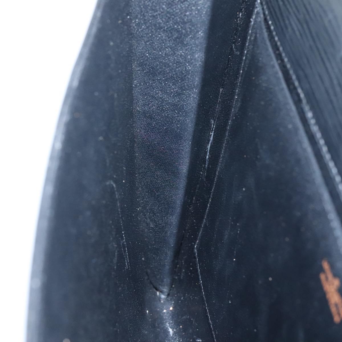 LOUIS VUITTON Epi Jena Clutch Bag Black M52722 LV Auth 136480