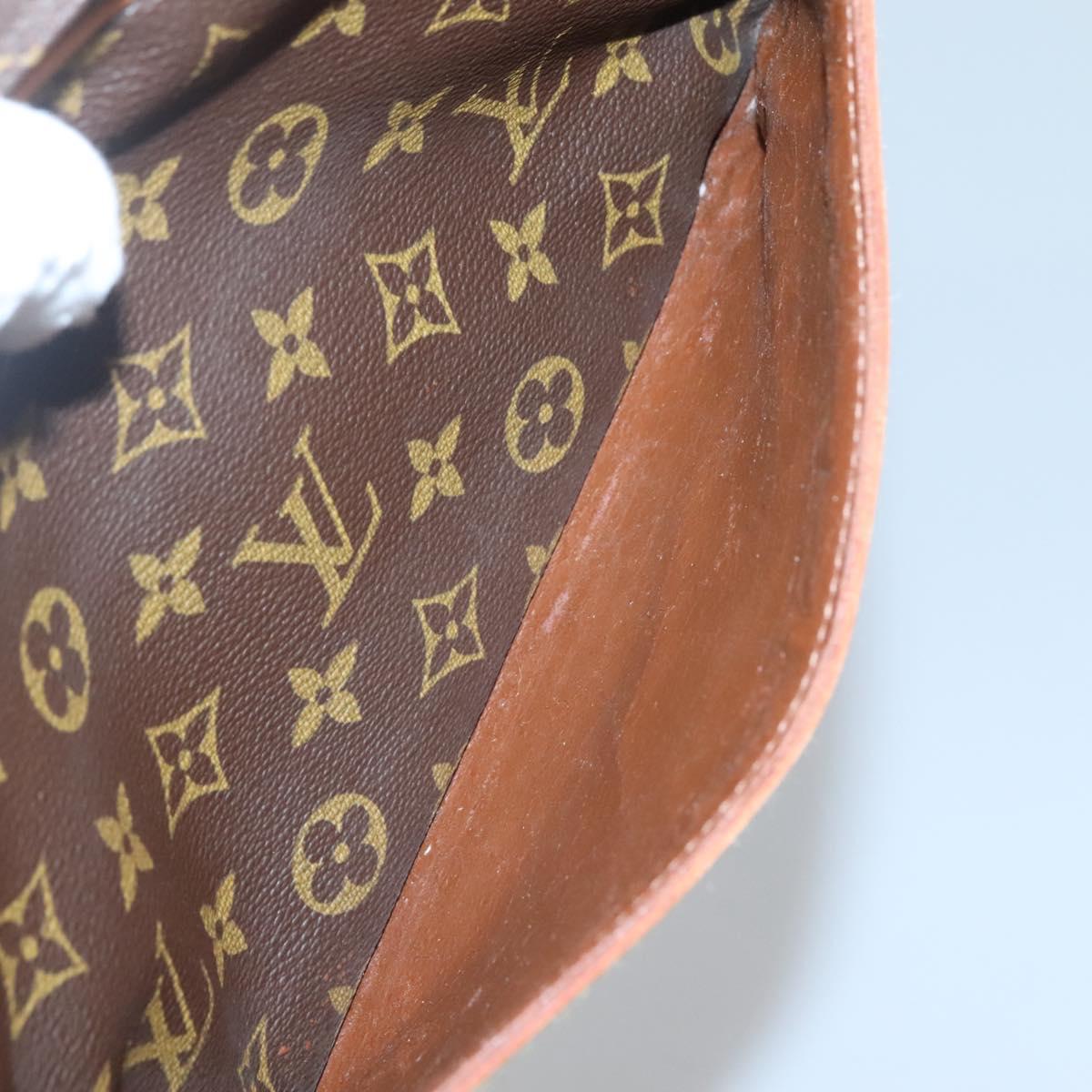 LOUIS VUITTON Monogram Compiegne 28 Clutch Bag M51845 LV Auth 136485A
