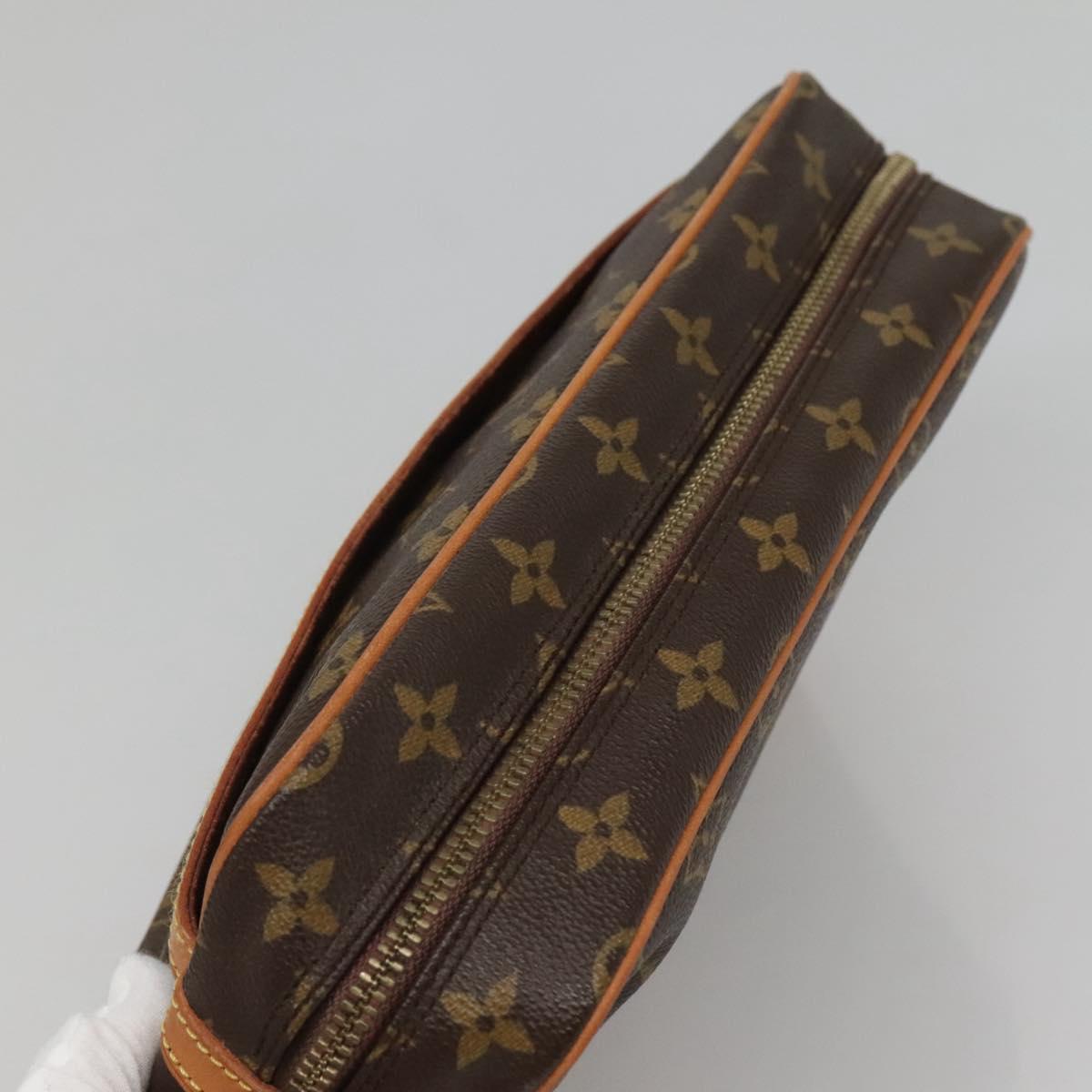 LOUIS VUITTON Monogram Compiegne 28 Clutch Bag M51845 LV Auth 136485A