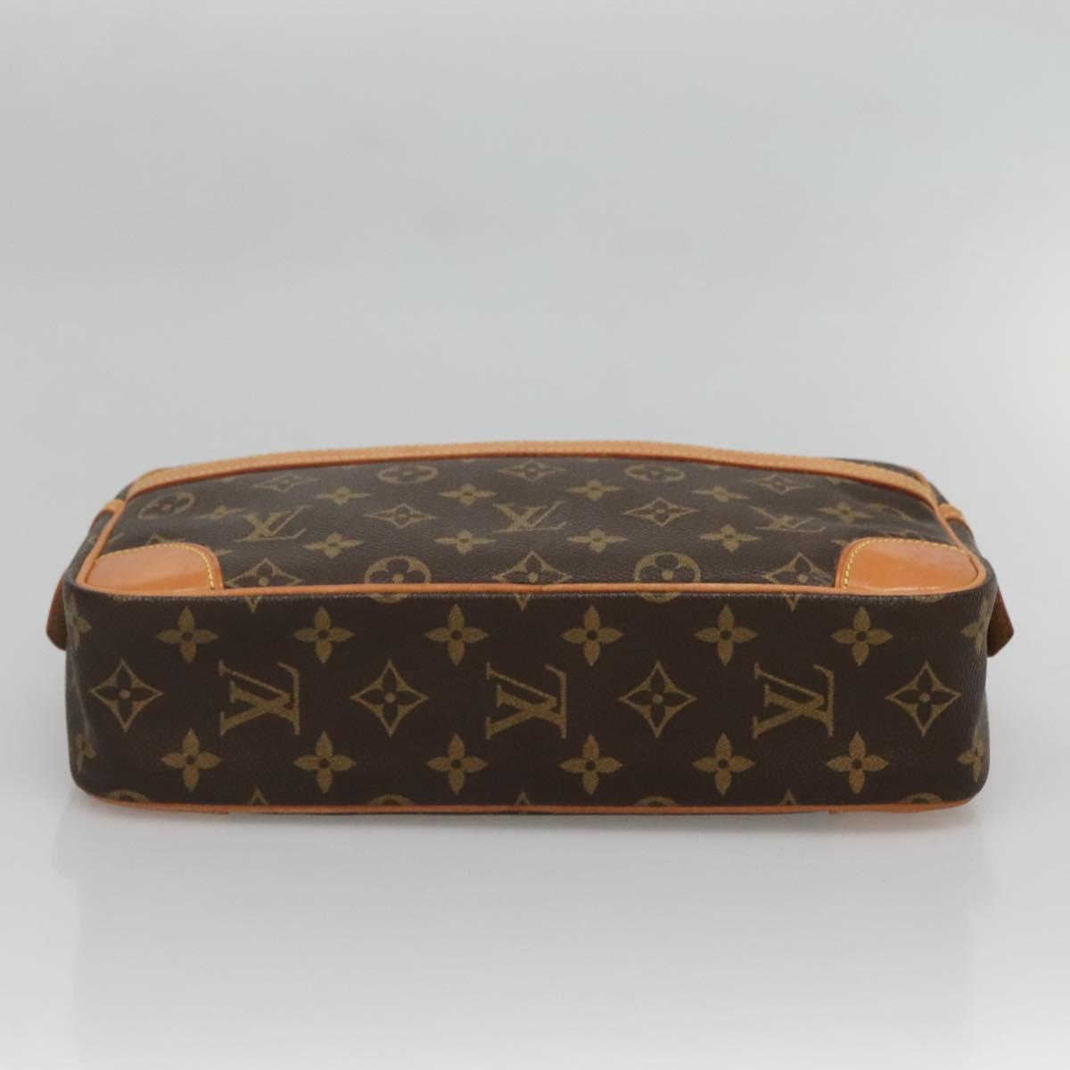 LOUIS VUITTON Monogram Compiegne 28 Clutch Bag M51845 LV Auth 136485A