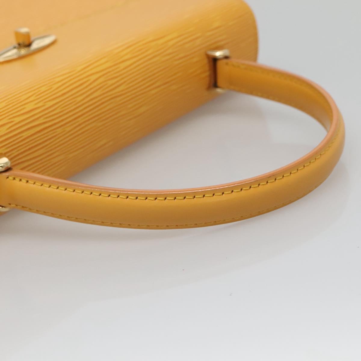 LOUIS VUITTON Epi Malesherbes Hand Bag Tassili Yellow Jonne M52379 Auth 136500