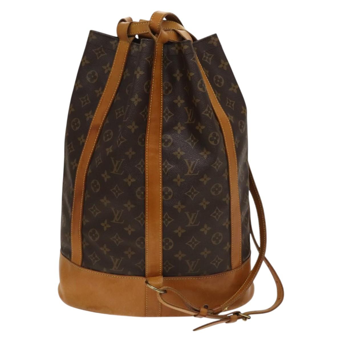 LOUIS VUITTON Monogram Randonnee GM Shoulder Bag M42244 LV Auth 136502