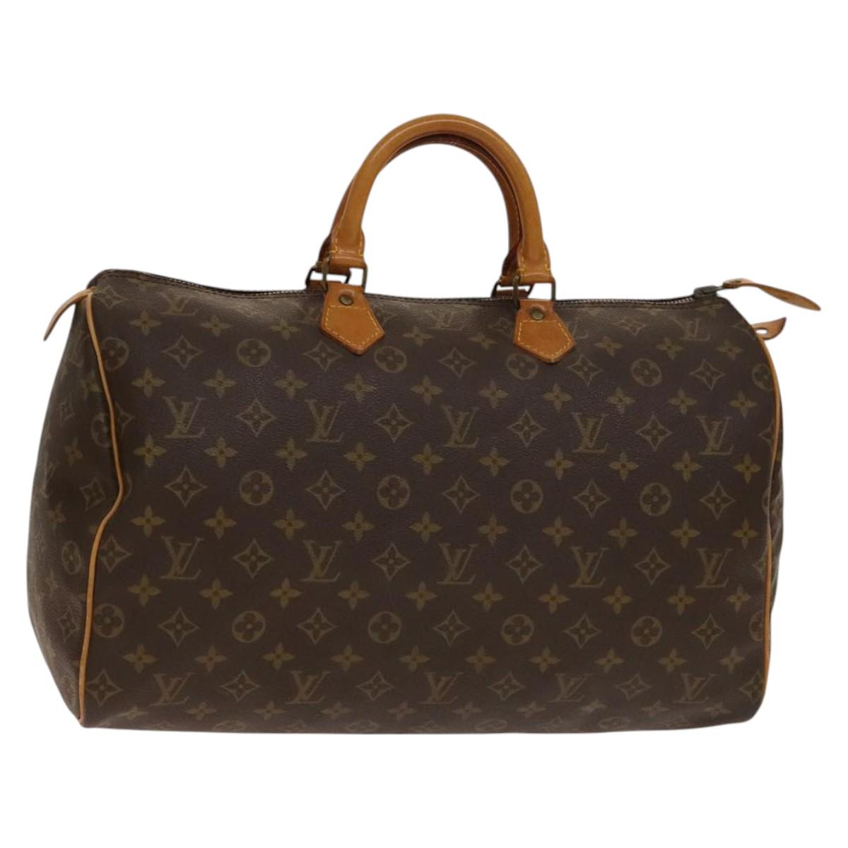 LOUIS VUITTON Monogram Speedy 40 Hand Bag M41522 LV Auth 136503