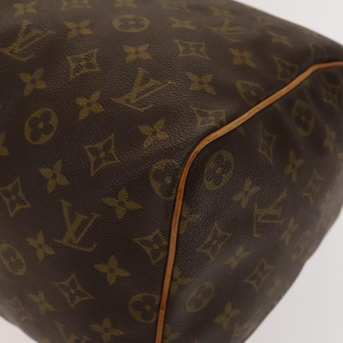 LOUIS VUITTON Monogram Speedy 40 Hand Bag M41522 LV Auth 136503