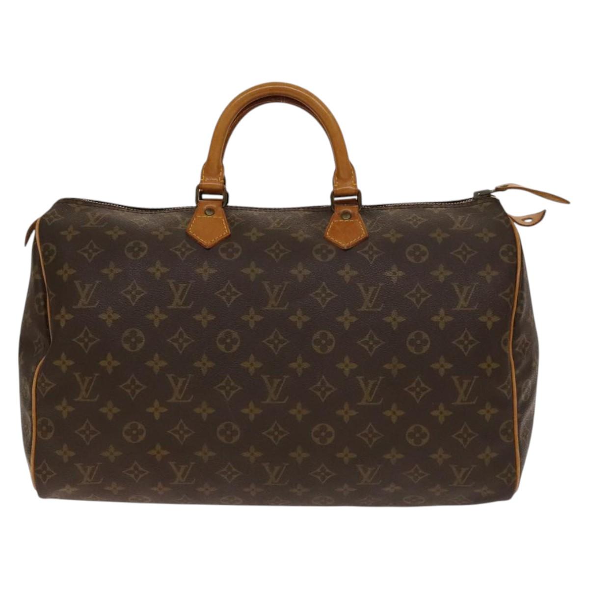 LOUIS VUITTON Monogram Speedy 40 Hand Bag M41522 LV Auth 136503