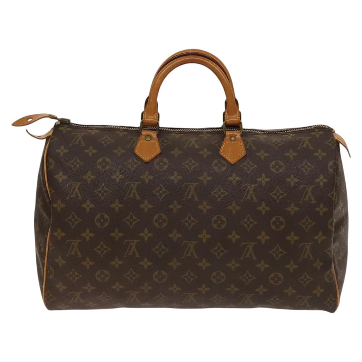 LOUIS VUITTON Monogram Speedy 40 Hand Bag M41522 LV Auth 136503