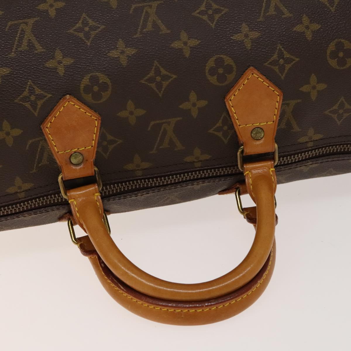 LOUIS VUITTON Monogram Speedy 40 Hand Bag M41522 LV Auth 136503