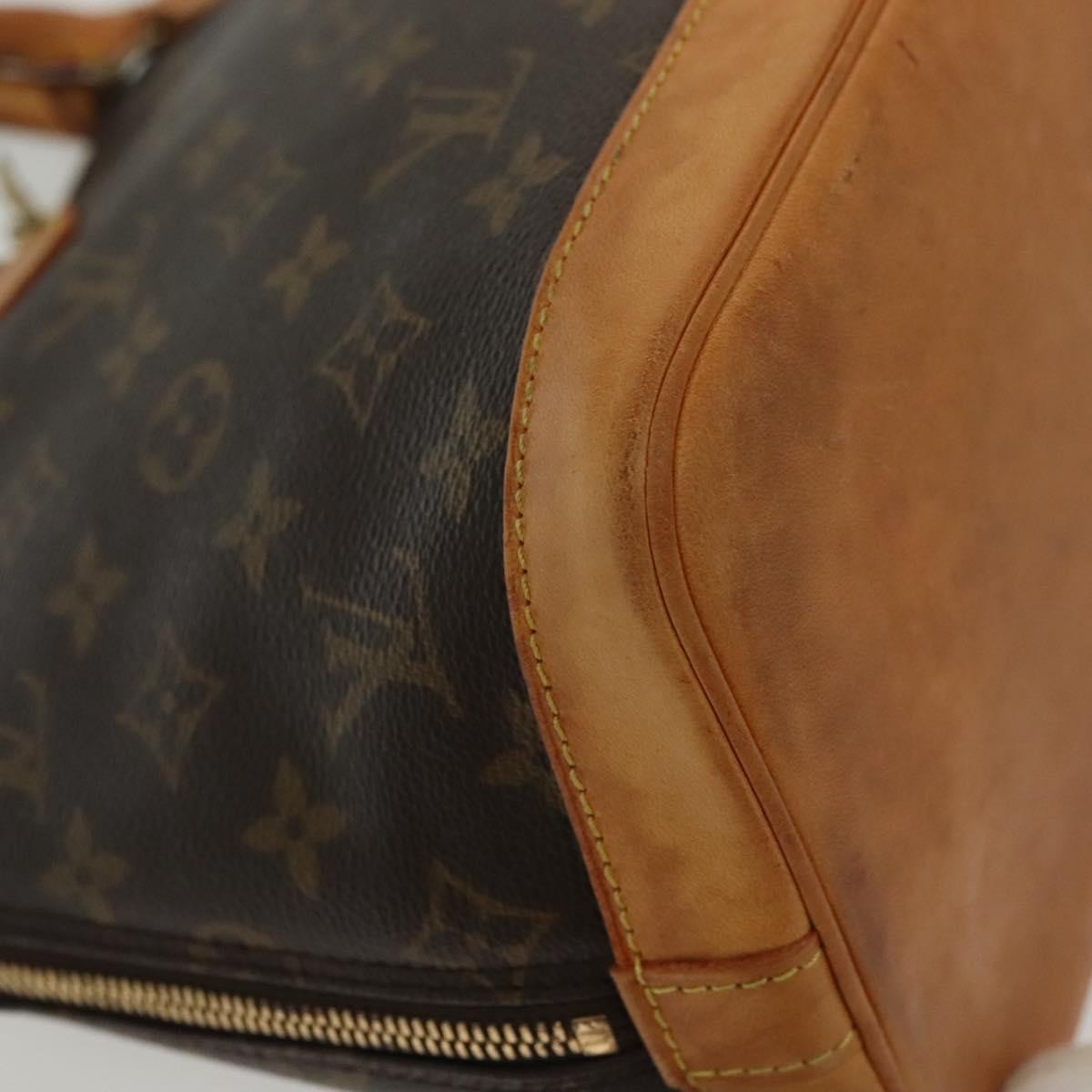 LOUIS VUITTON Monogram Alma Hand Bag M51130 LV Auth 136508