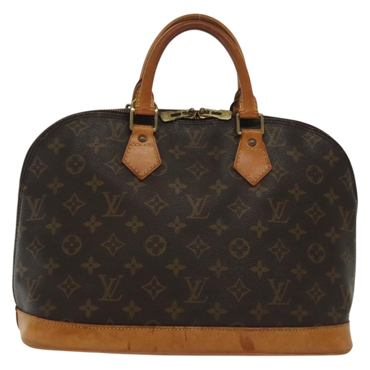 LOUIS VUITTON Monogram Alma Hand Bag M51130 LV Auth 136508