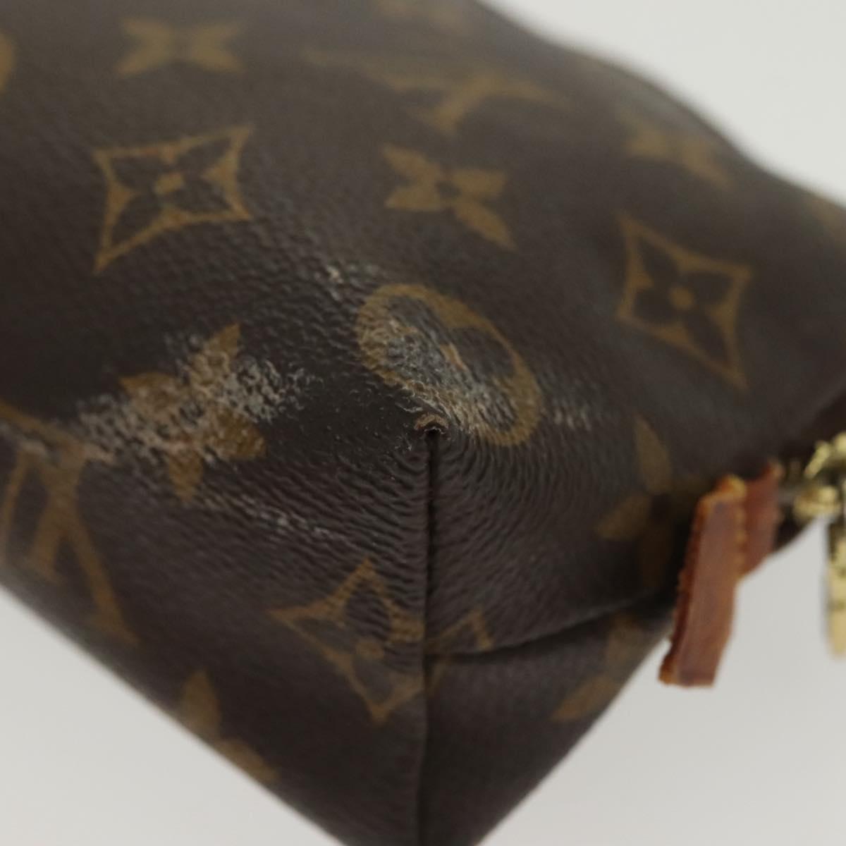 LOUIS VUITTON Monogram Pochette Cosmetic PM Pouch M43998 LV Auth 136512