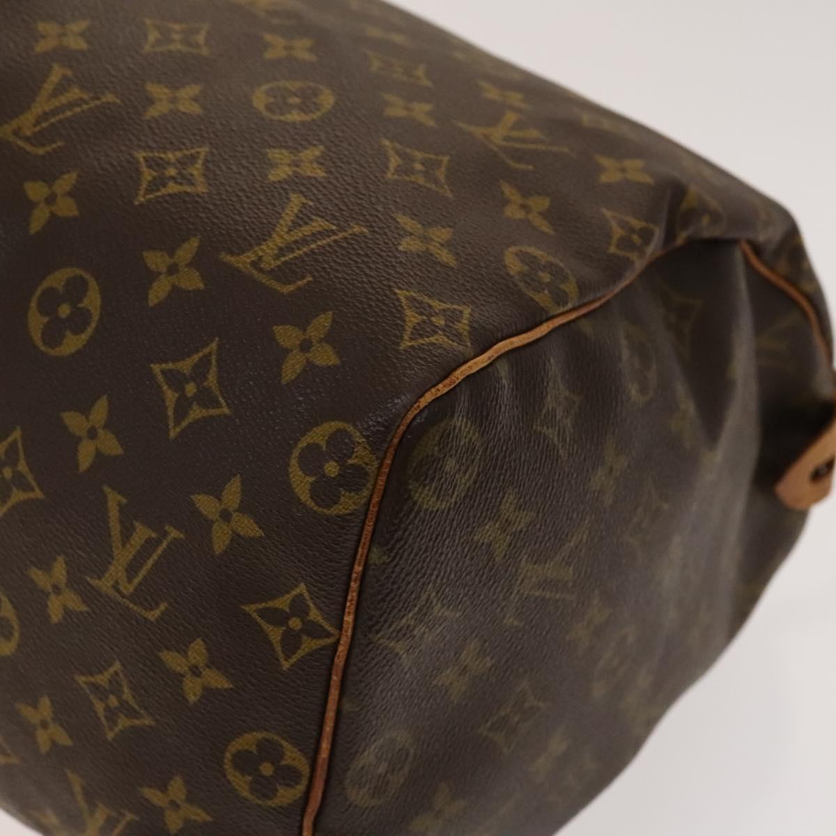 LOUIS VUITTON Monogram Speedy 40 Hand Bag M41522 LV Auth 136515