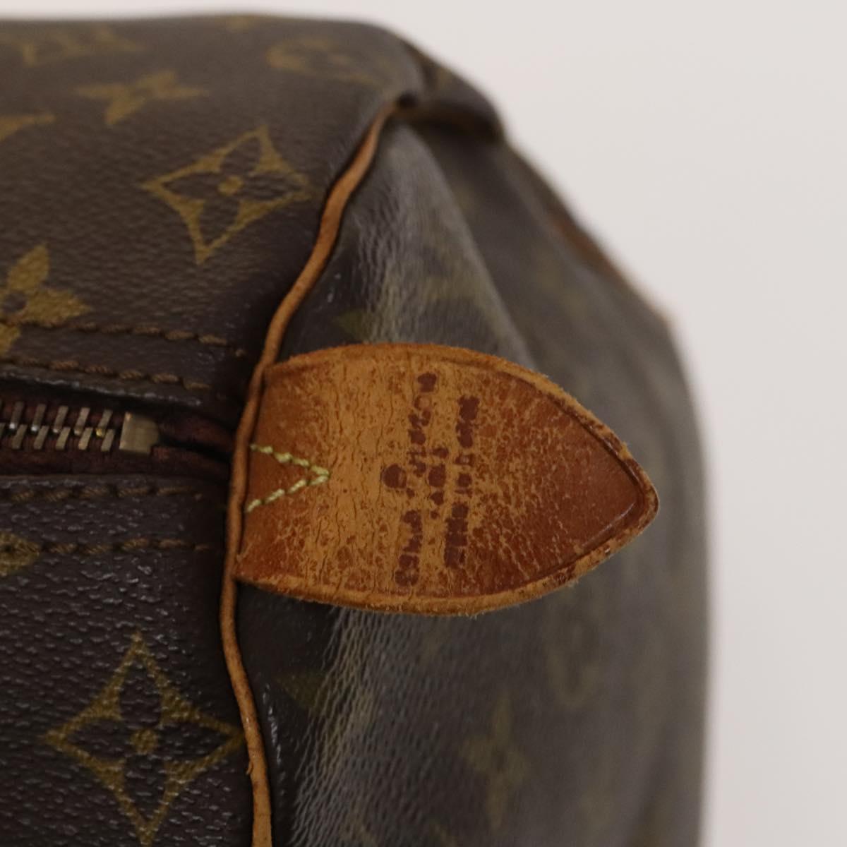 LOUIS VUITTON Monogram Speedy 40 Hand Bag M41522 LV Auth 136515