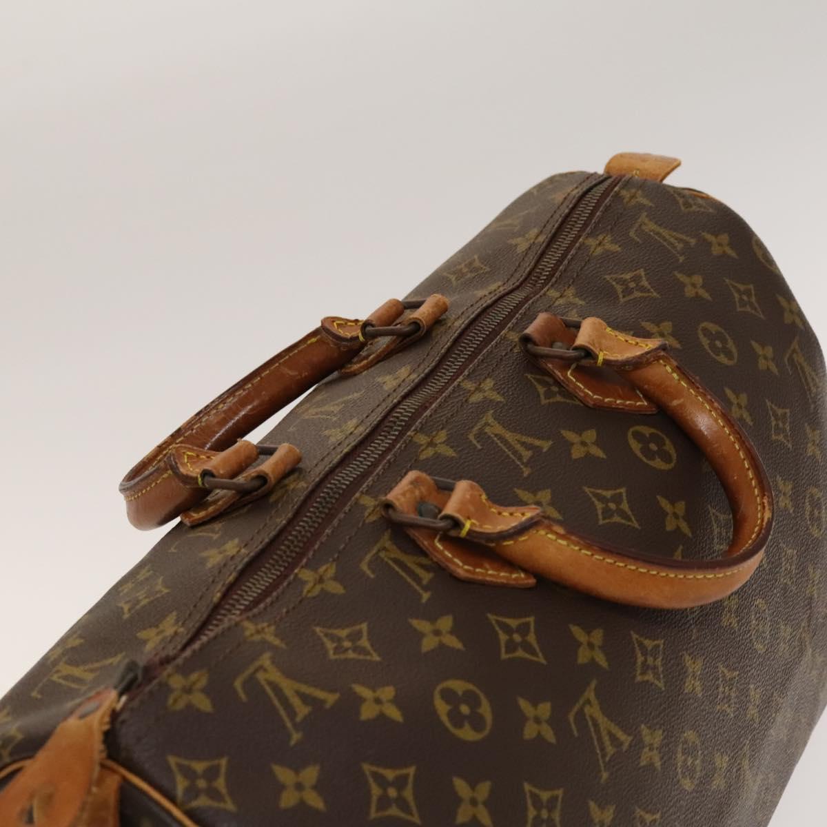 LOUIS VUITTON Monogram Speedy 40 Hand Bag M41522 LV Auth 136515