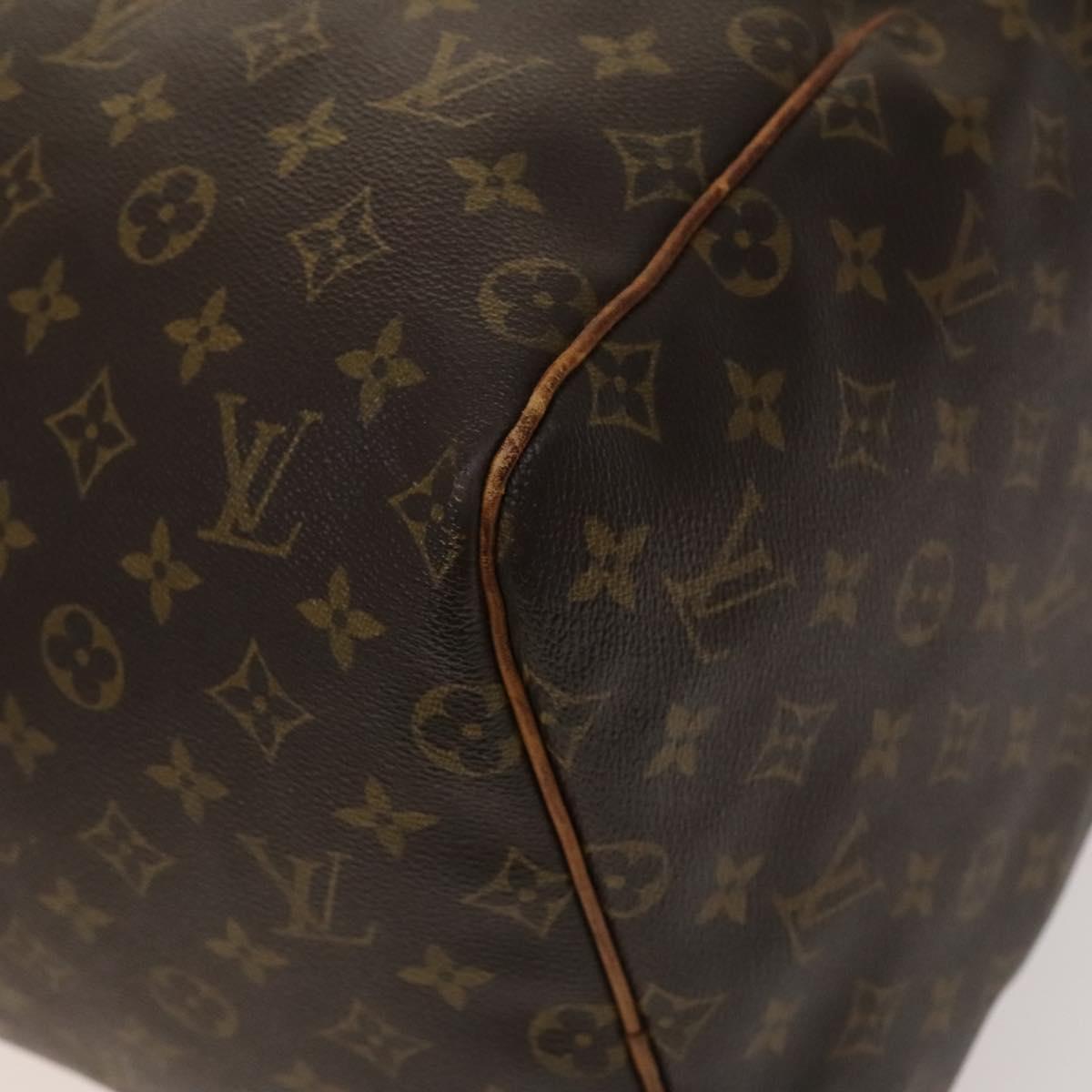 LOUIS VUITTON Monogram Keepall 55 Boston Bag M41424 LV Auth 136519
