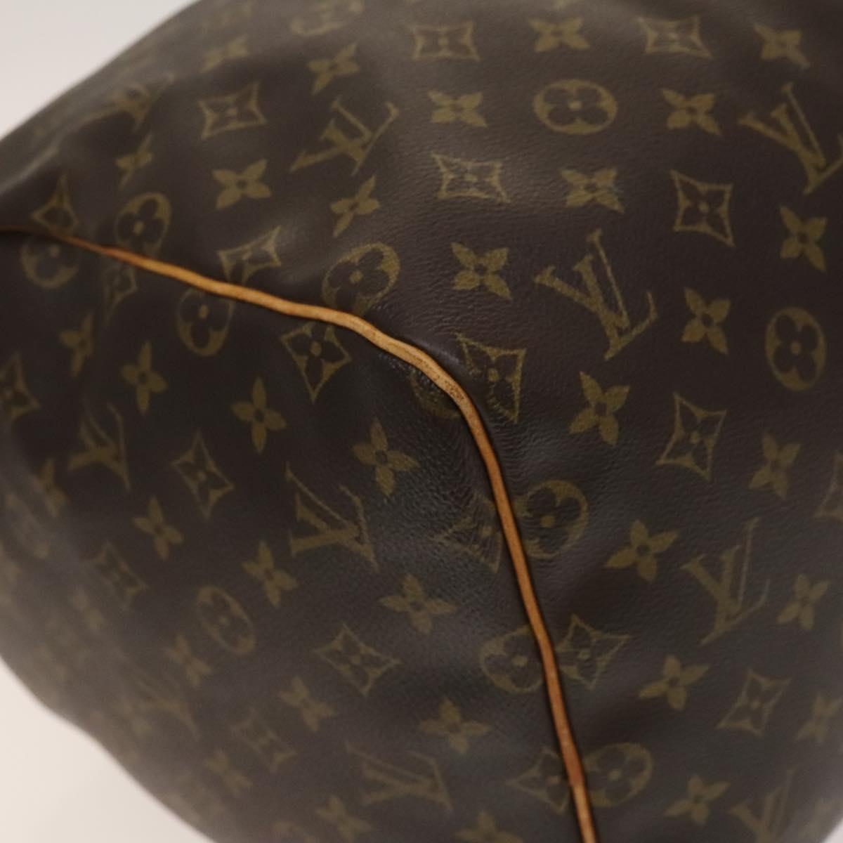 LOUIS VUITTON Monogram Keepall 55 Boston Bag M41424 LV Auth 136519