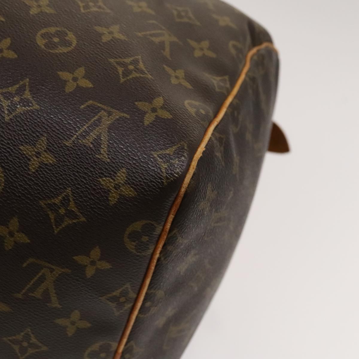 LOUIS VUITTON Monogram Keepall 55 Boston Bag M41424 LV Auth 136519