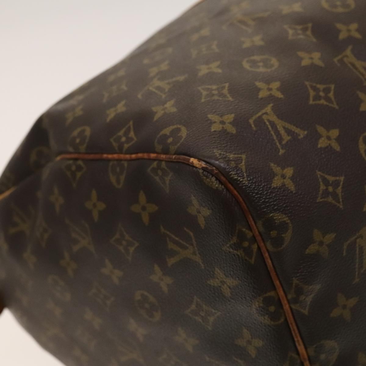 LOUIS VUITTON Monogram Keepall 55 Boston Bag M41424 LV Auth 136519