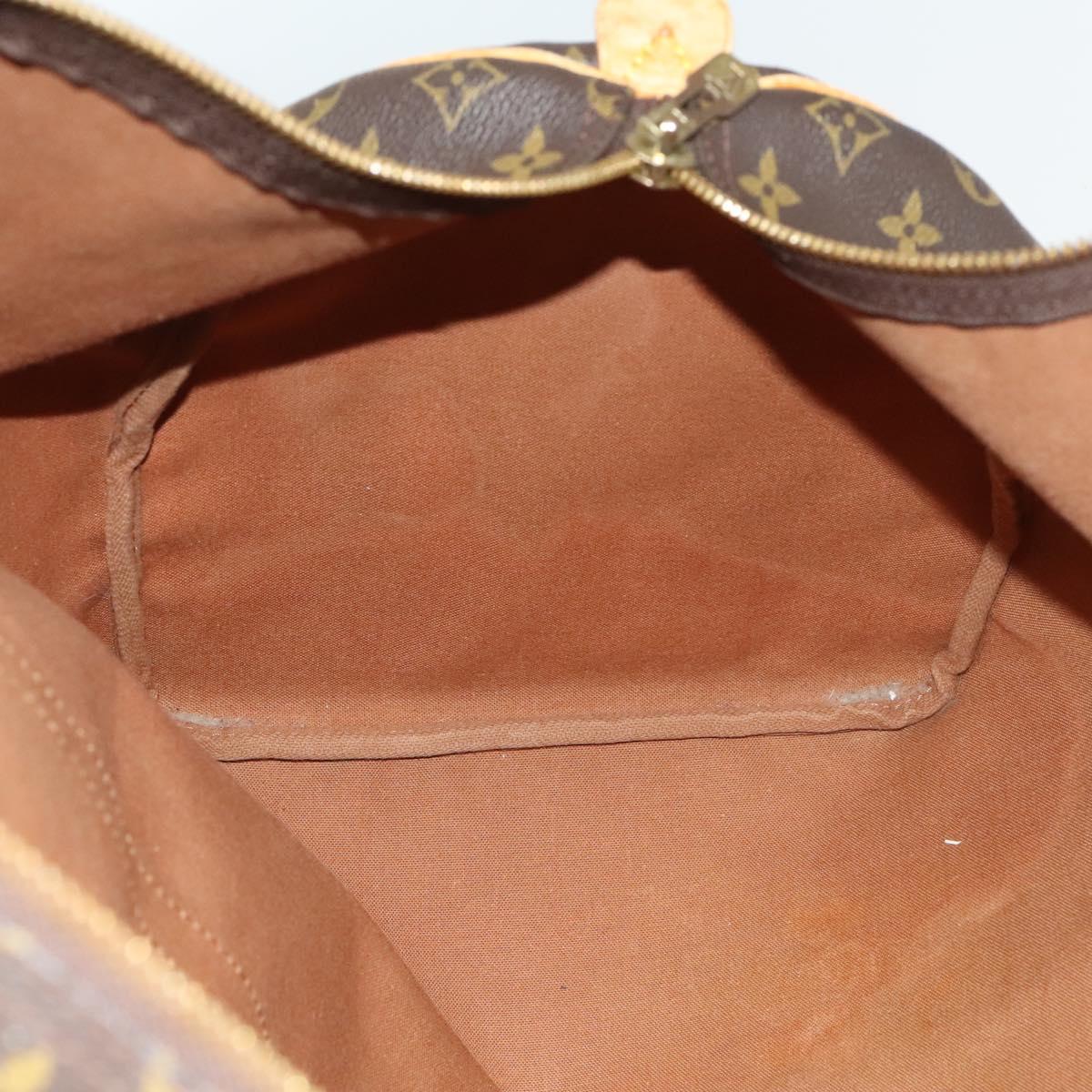 LOUIS VUITTON Monogram Keepall 55 Boston Bag M41424 LV Auth 136519