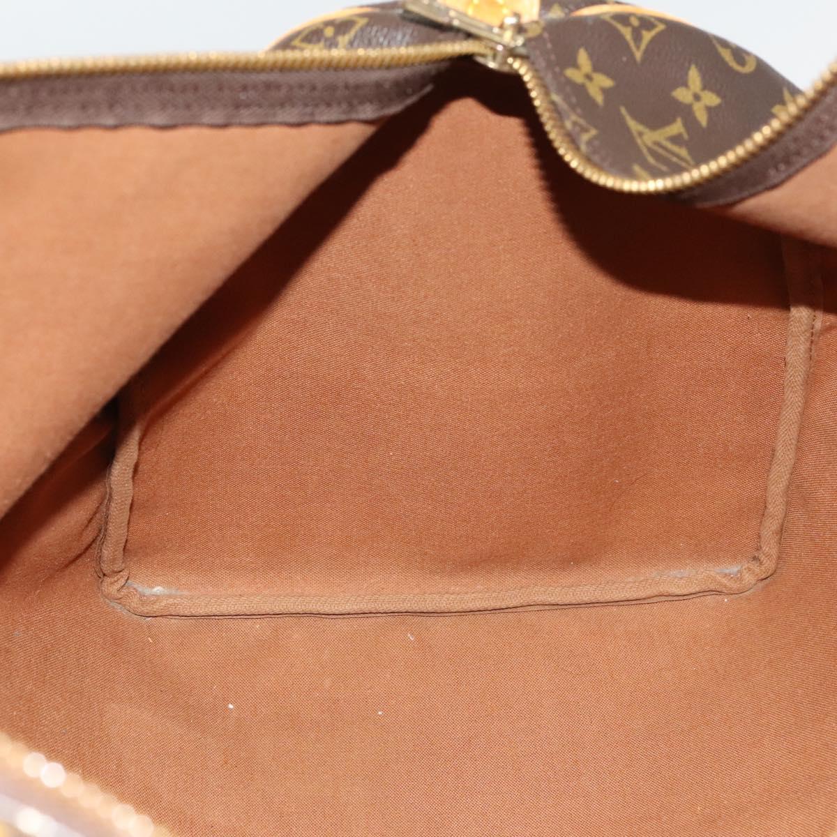 LOUIS VUITTON Monogram Keepall 55 Boston Bag M41424 LV Auth 136519