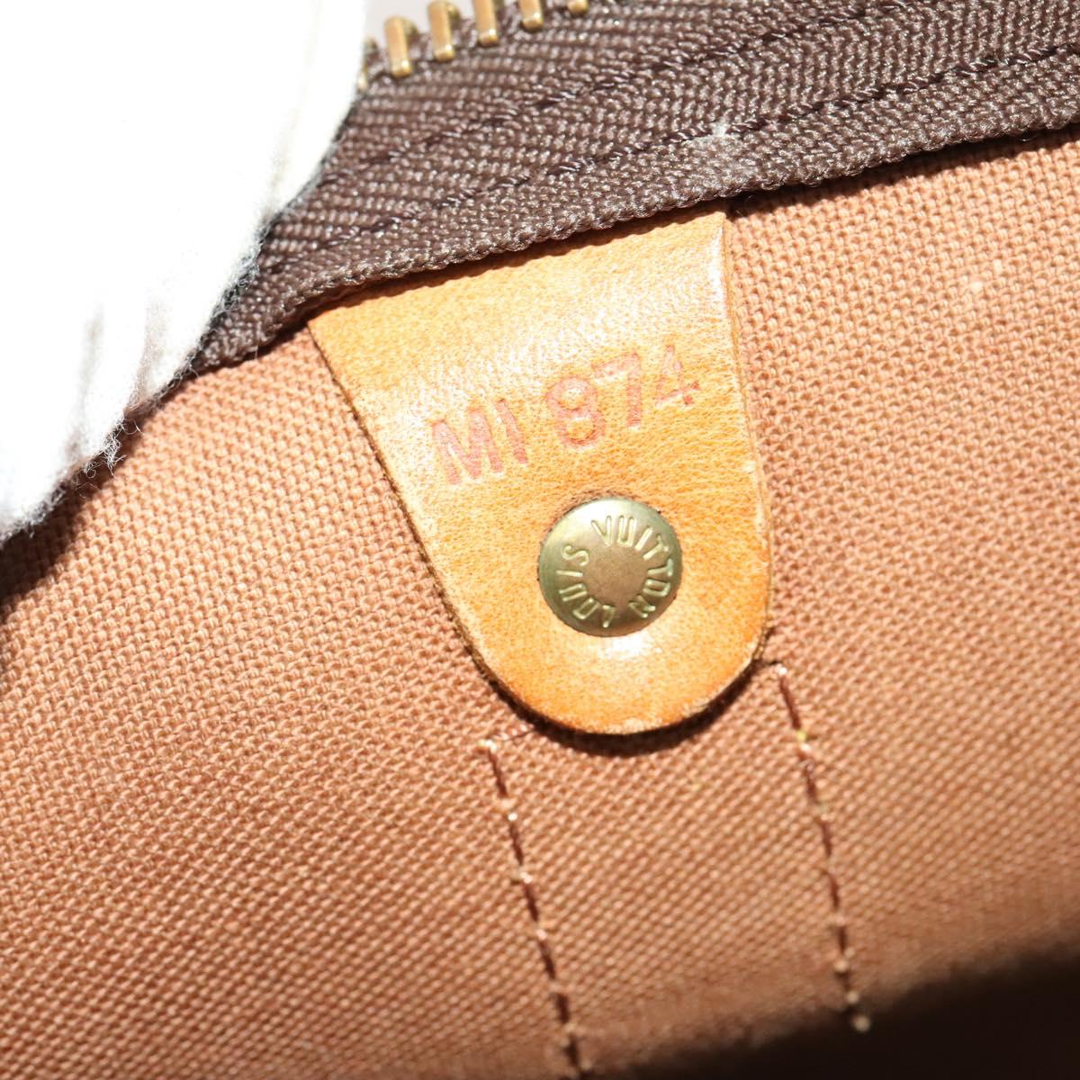 LOUIS VUITTON Monogram Keepall 55 Boston Bag M41424 LV Auth 136519