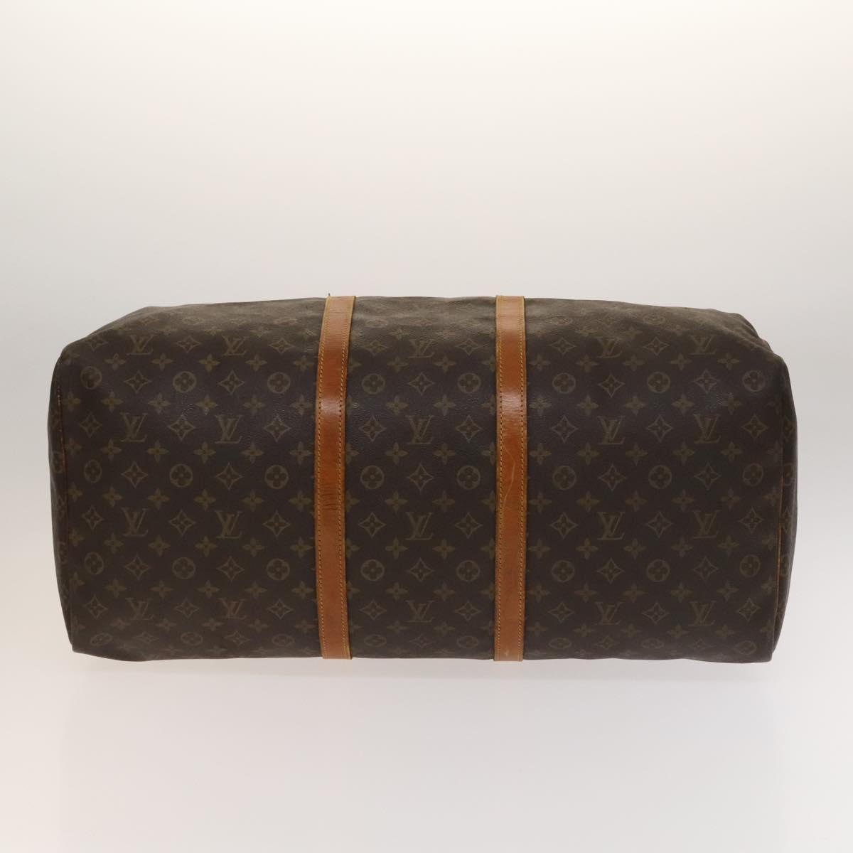 LOUIS VUITTON Monogram Keepall 60 Boston Bag M41422 LV Auth 136520