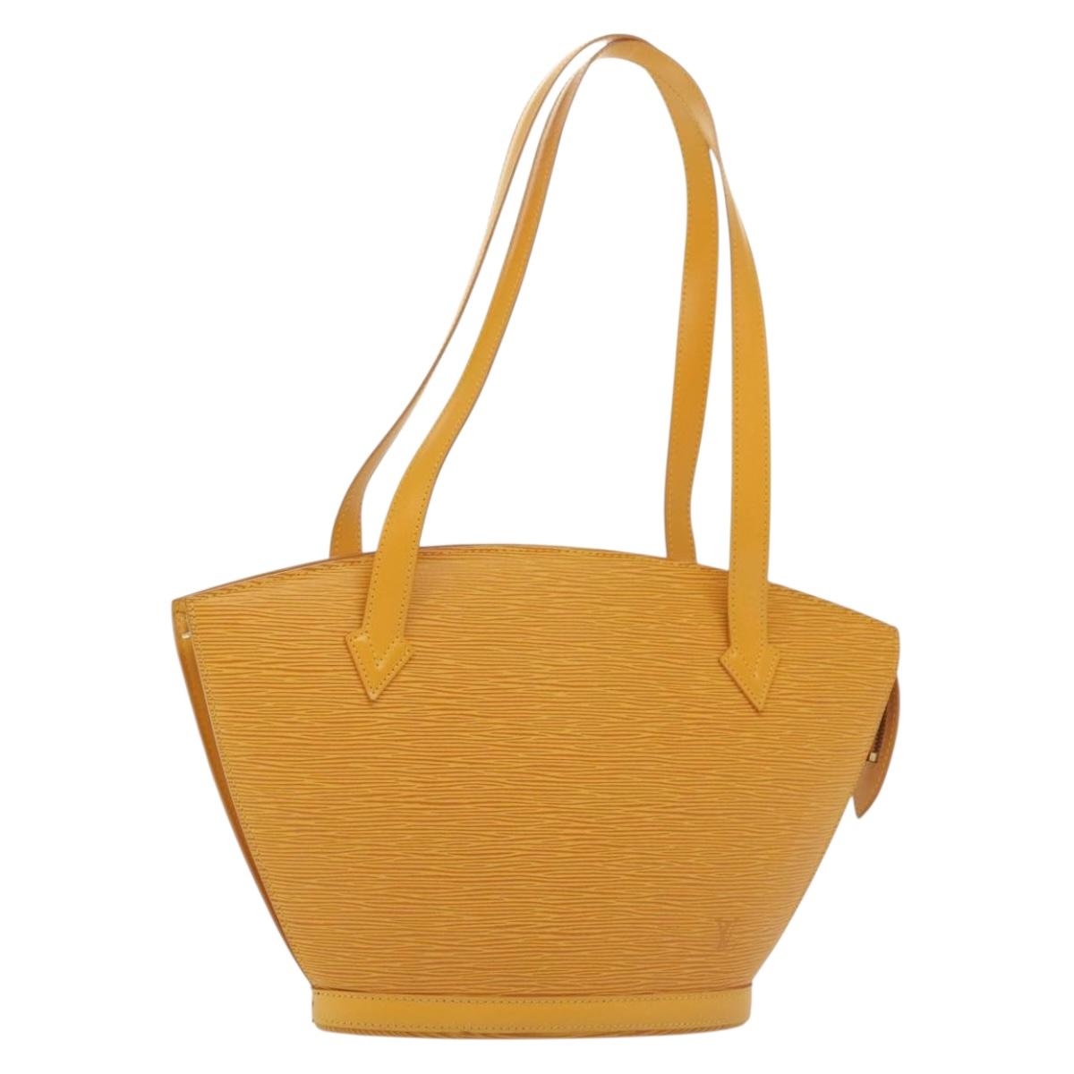 LOUIS VUITTON Epi Saint Jacques Poignees Long Bag Yellow M52339 LV Auth 136522
