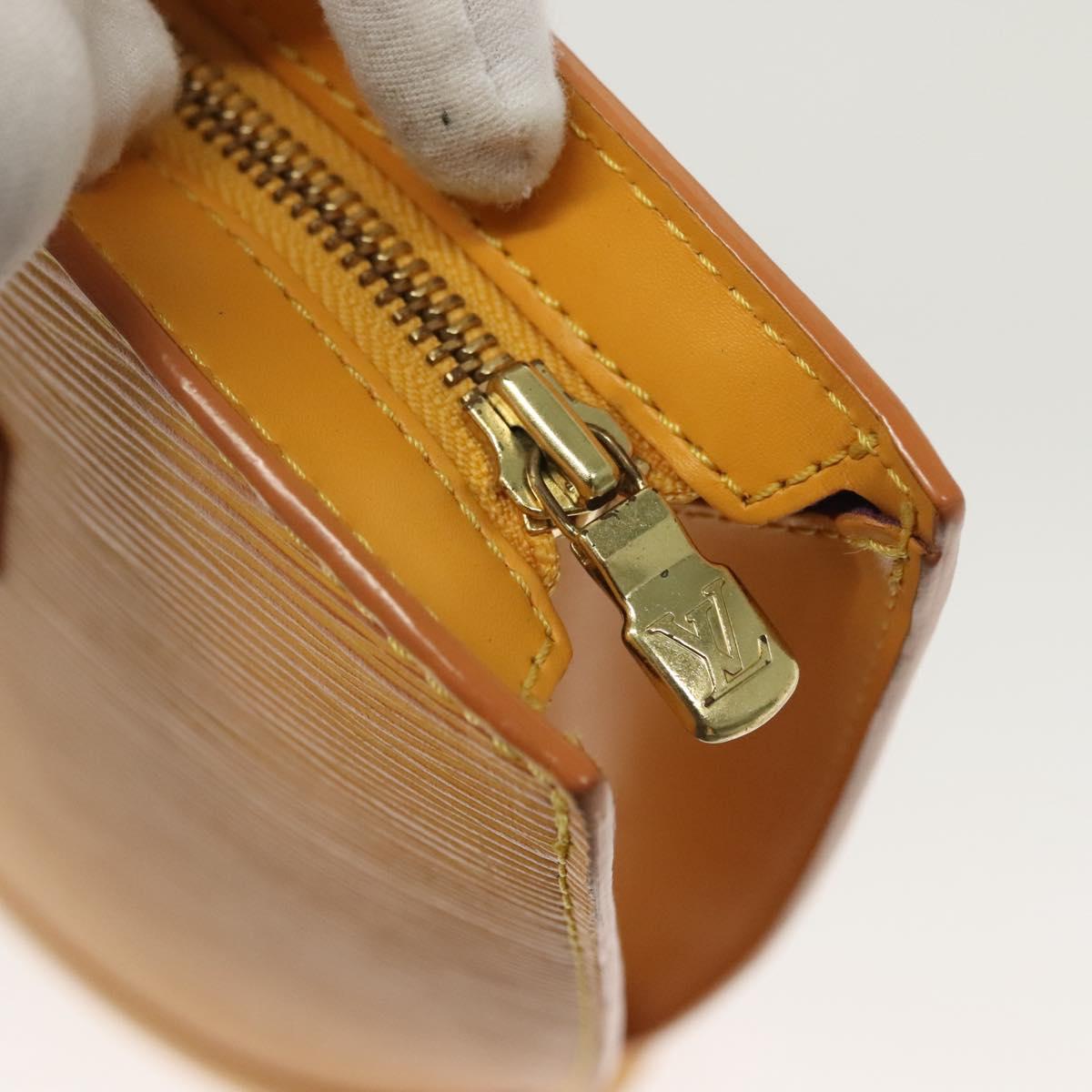 LOUIS VUITTON Epi Saint Jacques Poignees Long Bag Yellow M52339 LV Auth 136522