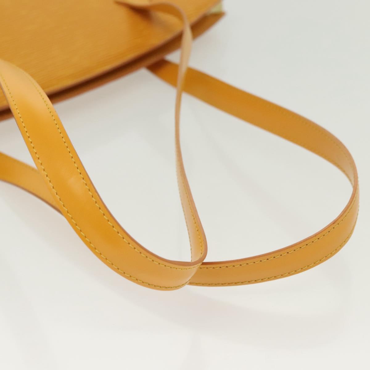 LOUIS VUITTON Epi Saint Jacques Poignees Long Bag Yellow M52339 LV Auth 136522