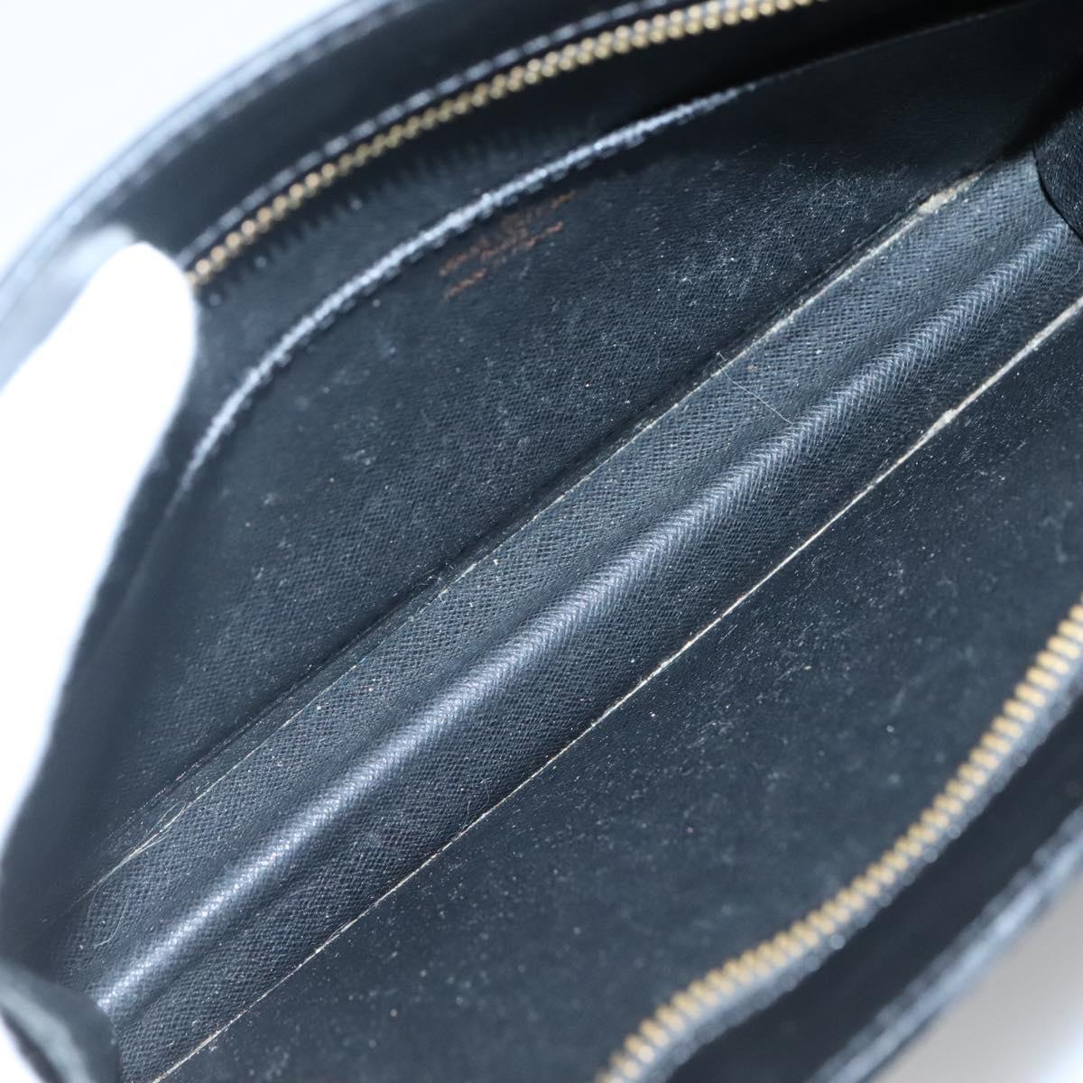 LOUIS VUITTON Epi Pochette Homme Clutch Bag Black Noir M52522 LV Auth 136523