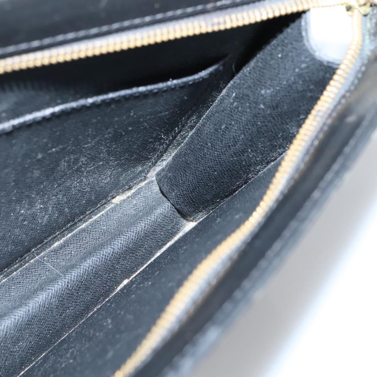 LOUIS VUITTON Epi Pochette Homme Clutch Bag Black Noir M52522 LV Auth 136523