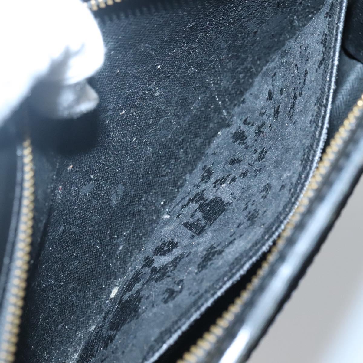 LOUIS VUITTON Epi Pochette Homme Clutch Bag Black Noir M52522 LV Auth 136523