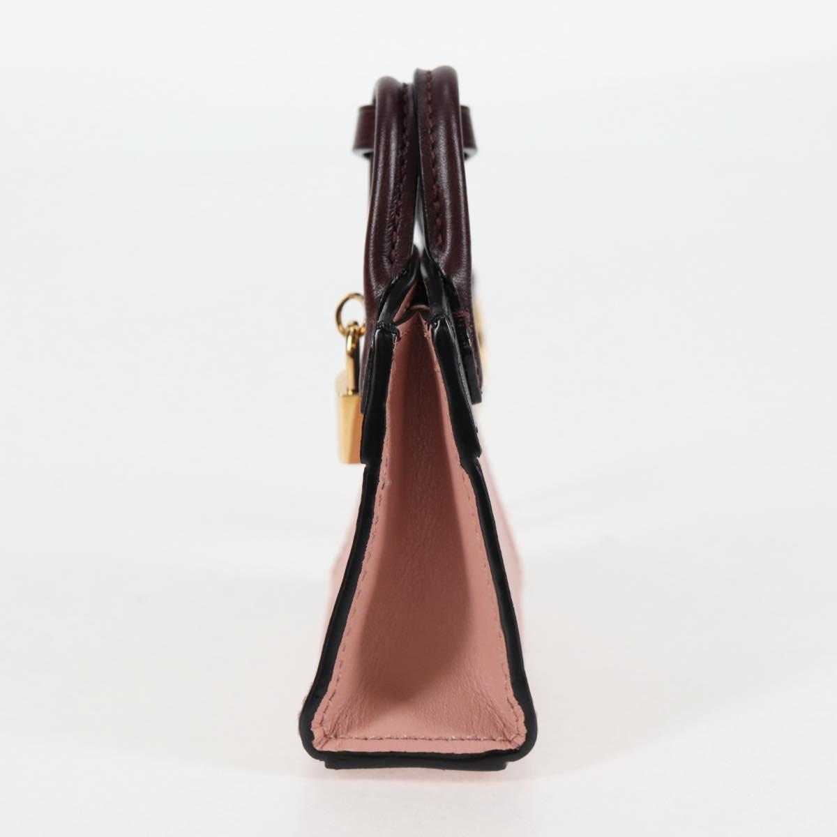 LOUIS VUITTON City Steamer Charm Leather Pink MP1787 LV Auth 136548M