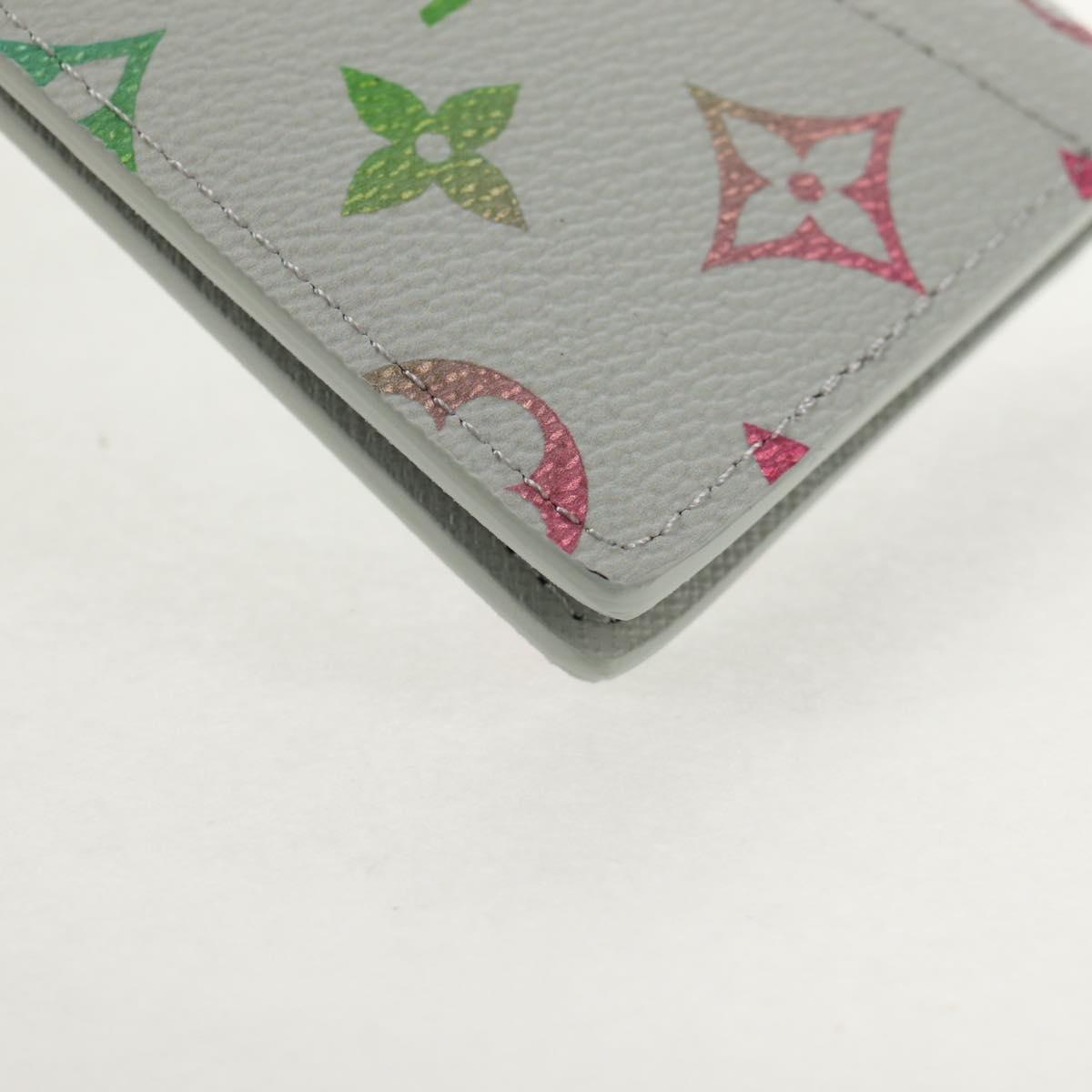 LOUIS VUITTON Multicolor Organizer De Poch Card Case Gray M13910 LV Auth 136560SAM