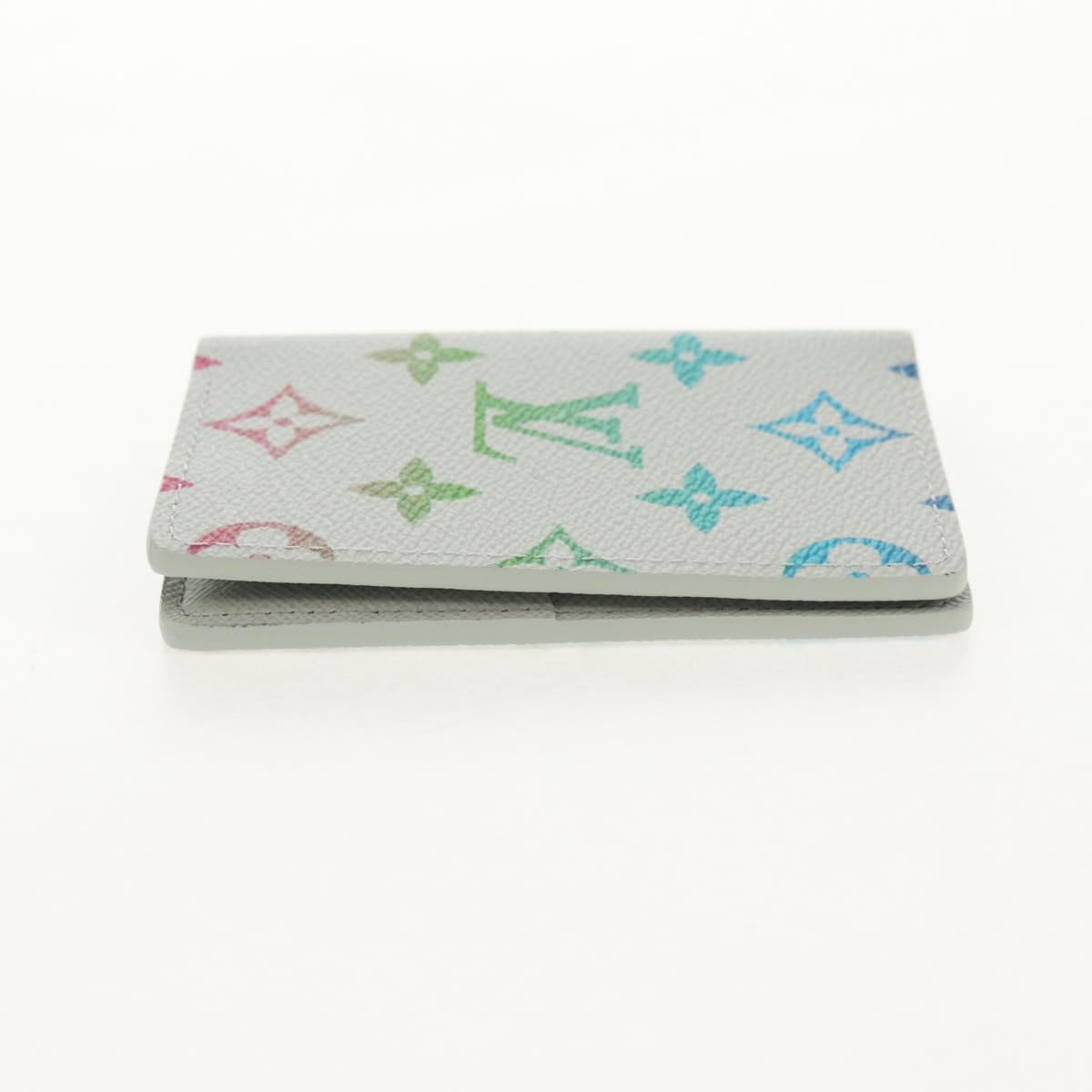 LOUIS VUITTON Multicolor Organizer De Poch Card Case Gray M13910 LV Auth 136560SAM