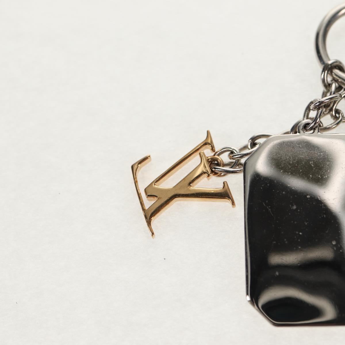 LOUIS VUITTON Shell Necklace metal Silver M01495 LV Auth 136561SAM
