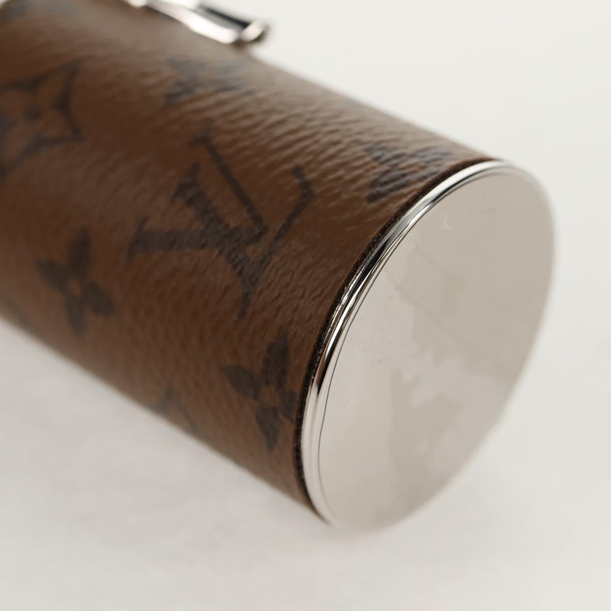 LOUIS VUITTON Monogram Reverse Lipstick Case Cosmetic Pouch MP2407 Auth 136564M