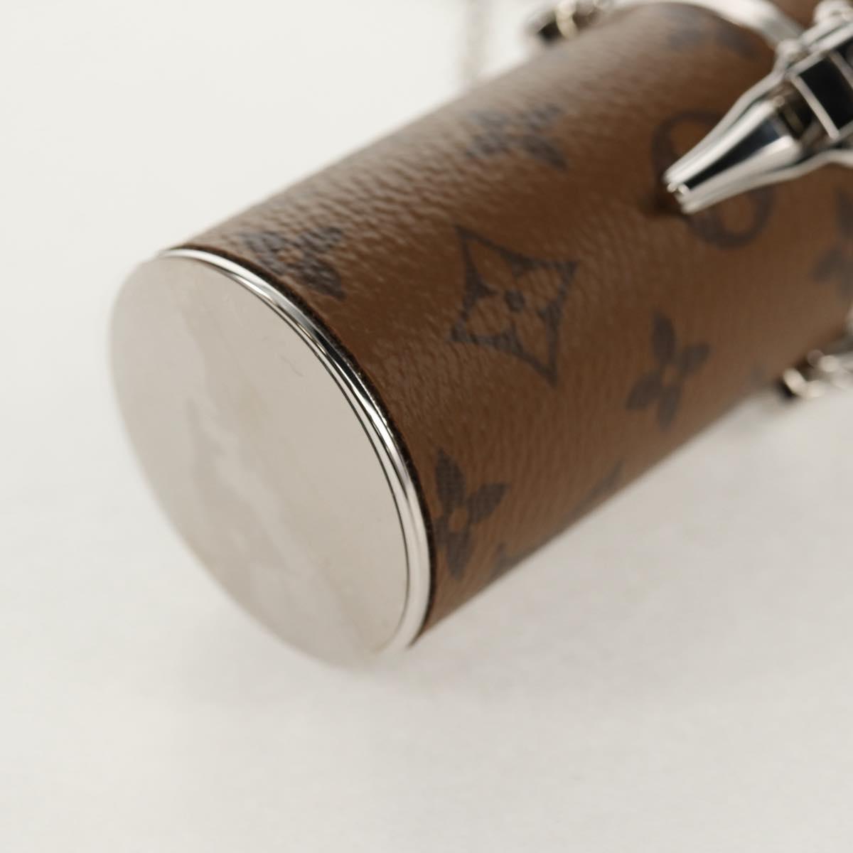 LOUIS VUITTON Monogram Reverse Lipstick Case Cosmetic Pouch MP2407 Auth 136564M