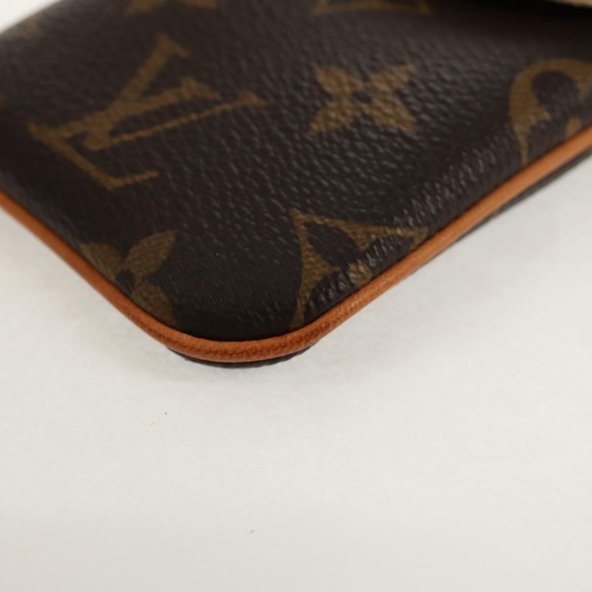LOUIS VUITTON Monogram EtuiTelephonne MM Cell Phone Case M66546 LV Auth 136565V