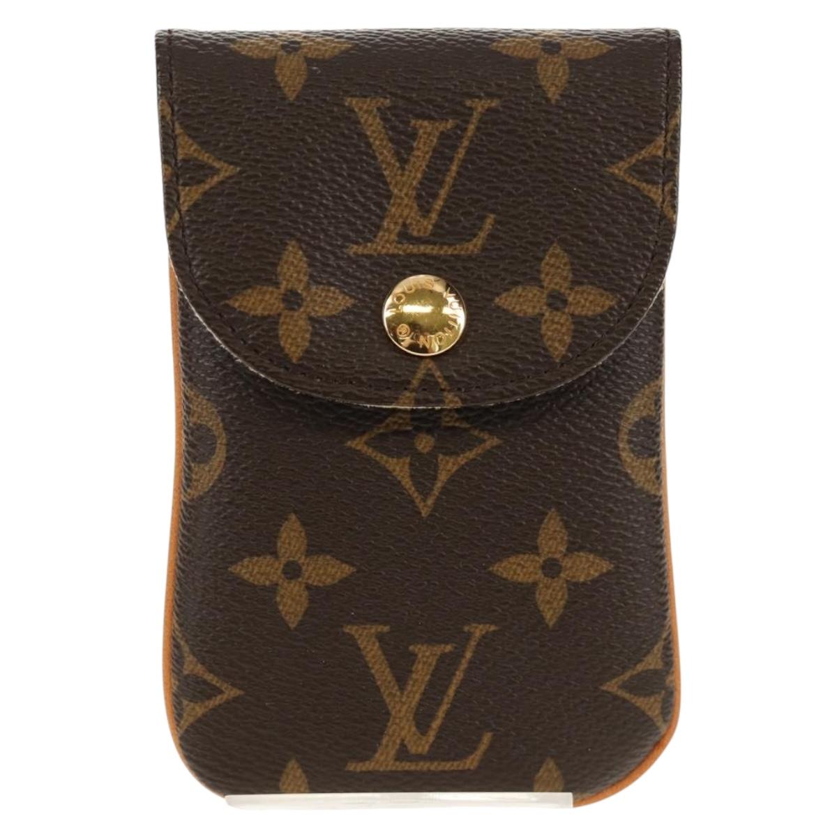 LOUIS VUITTON Monogram EtuiTelephonne MM Cell Phone Case M66546 LV Auth 136565V