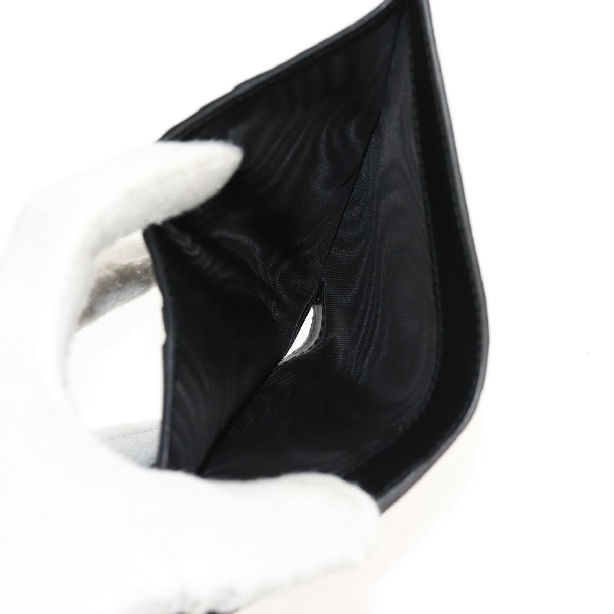 PRADA Bifold Wallet Leather Pink Auth 136570V