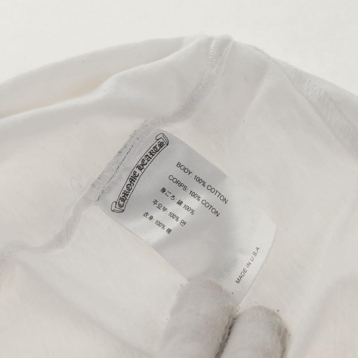 Chrome Hearts TShirt Cotton White Auth 136574M