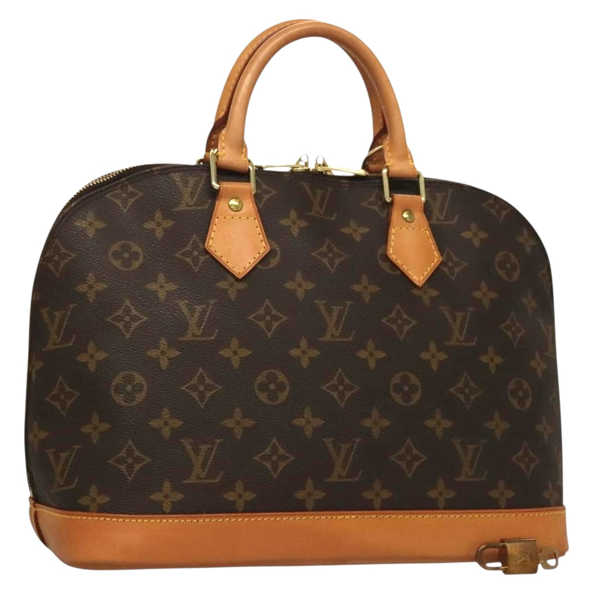 LOUIS VUITTON Monogram Alma Hand Bag M51130 LV Auth 136604
