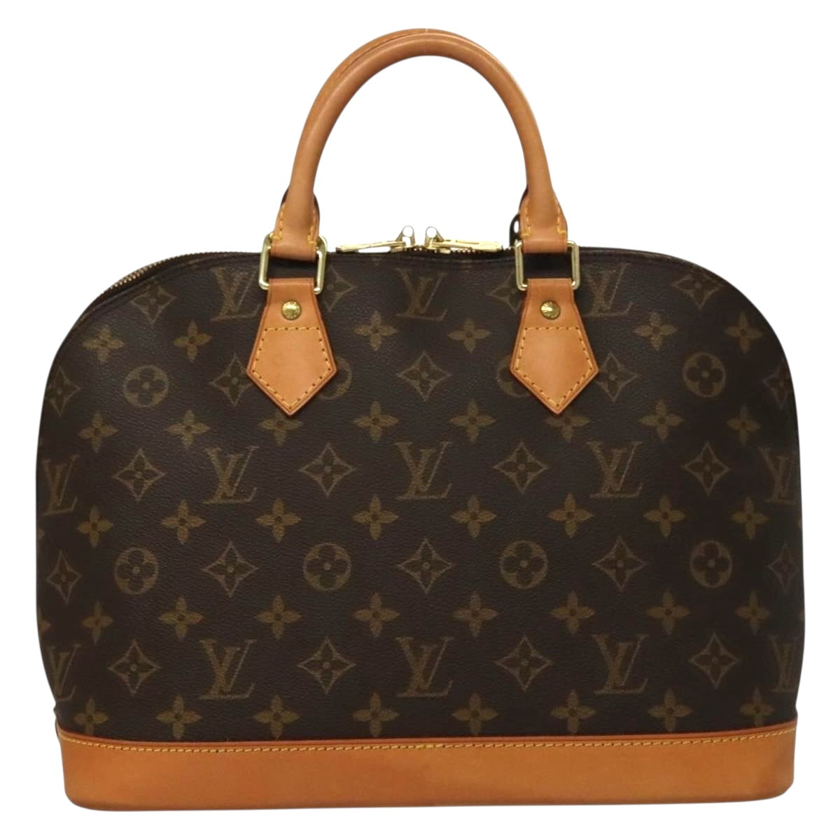 LOUIS VUITTON Monogram Alma Hand Bag M51130 LV Auth 136604
