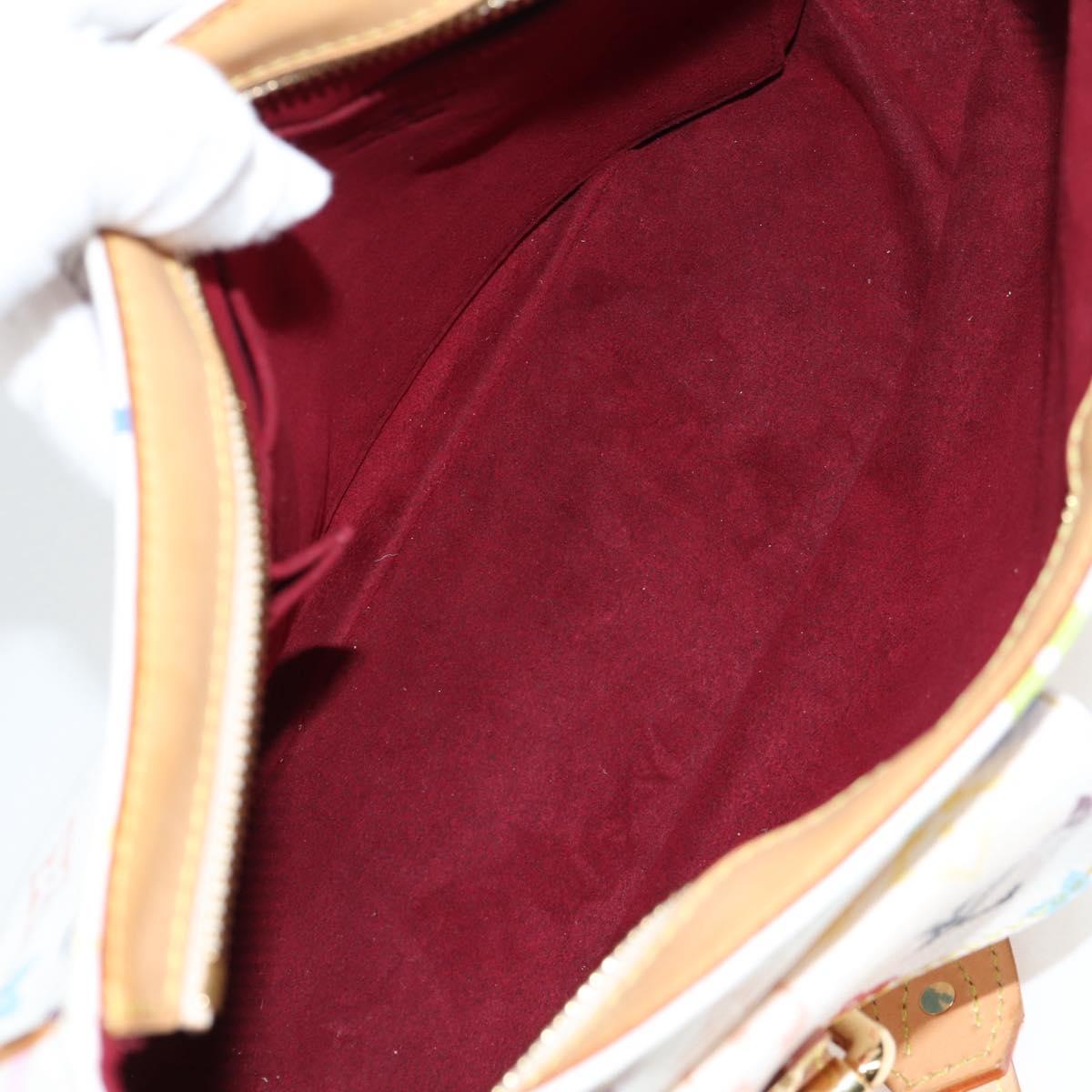 LOUIS VUITTON Monogram Multicolor Lodge GM Bag White M40051 Auth 136625V