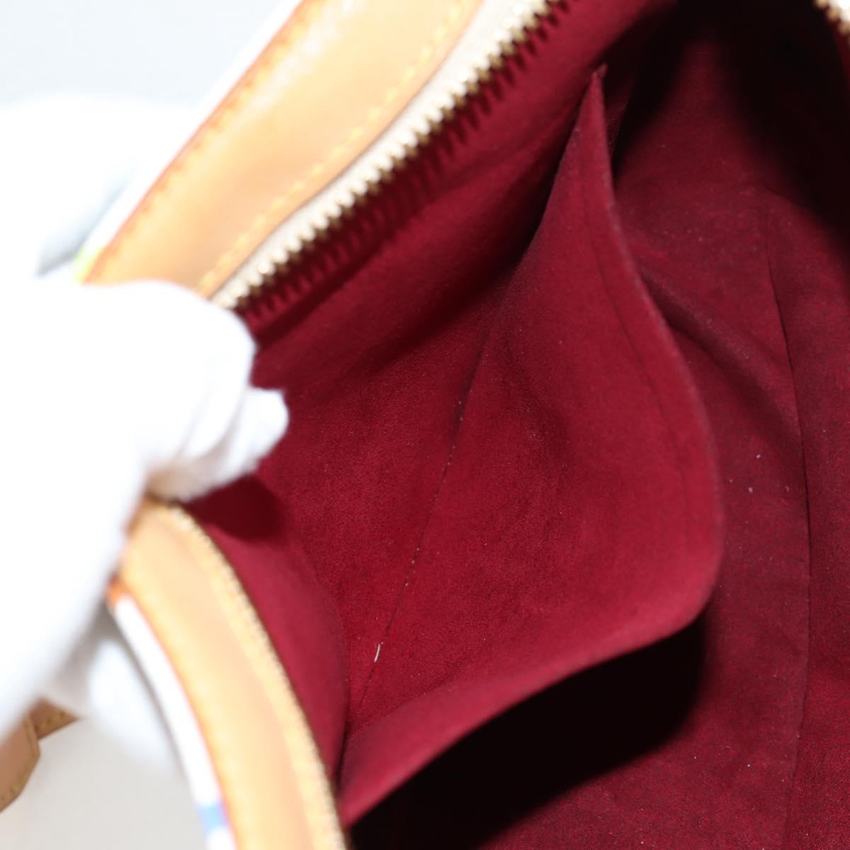 LOUIS VUITTON Monogram Multicolor Lodge GM Bag White M40051 Auth 136625V