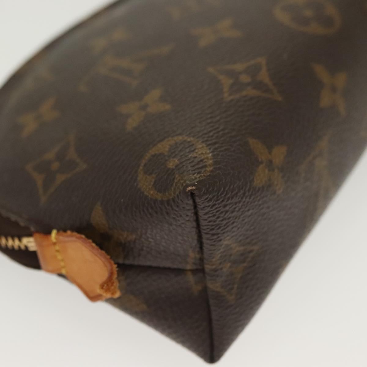 LOUIS VUITTON Monogram Pochette Cosmetic PM Pouch M43998 LV Auth 136628