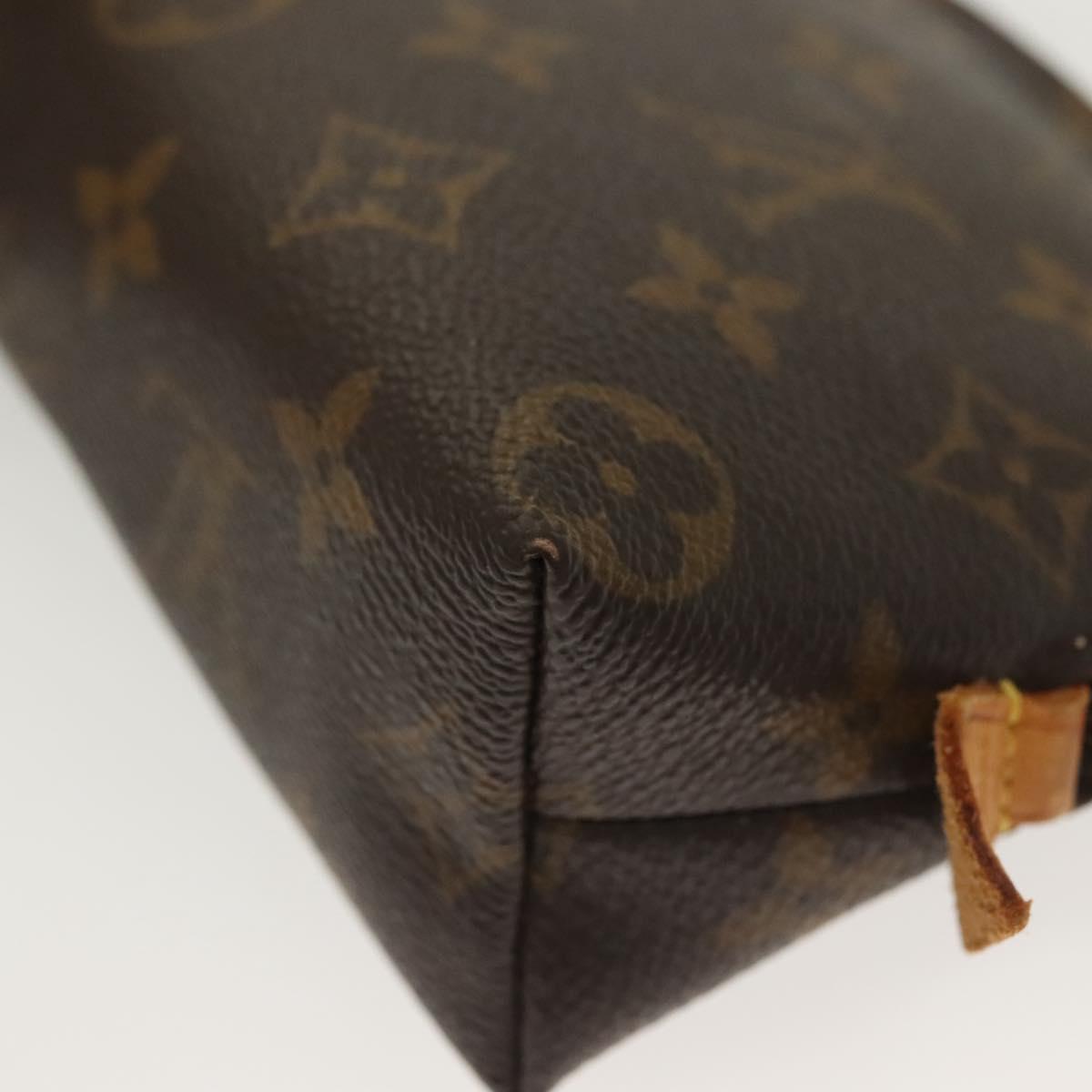 LOUIS VUITTON Monogram Pochette Cosmetic PM Pouch M43998 LV Auth 136628