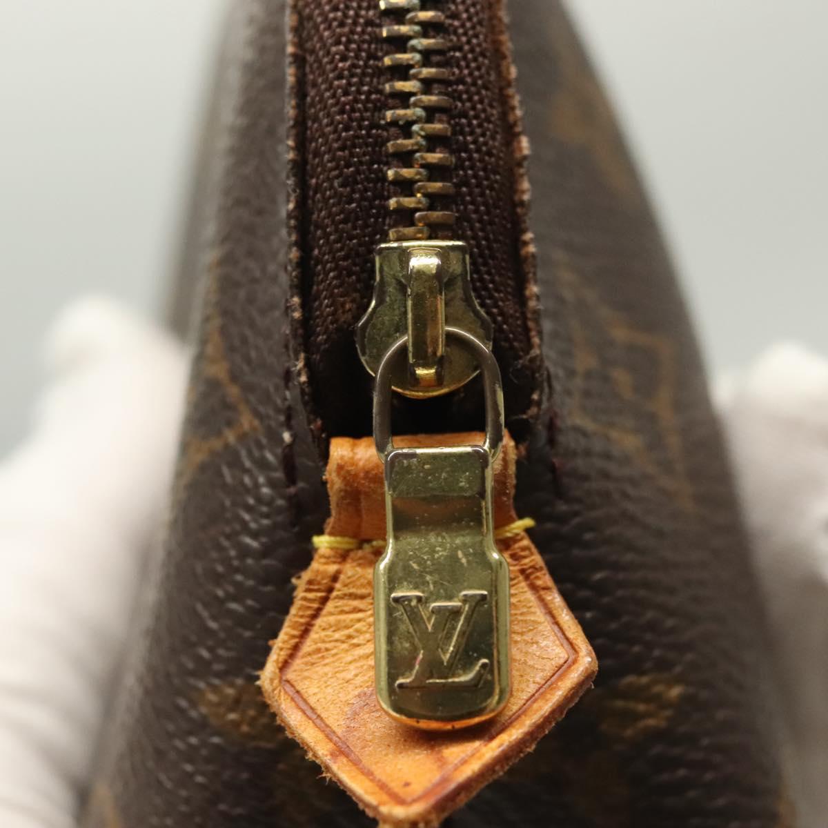 LOUIS VUITTON Monogram Pochette Cosmetic PM Pouch M43998 LV Auth 136628