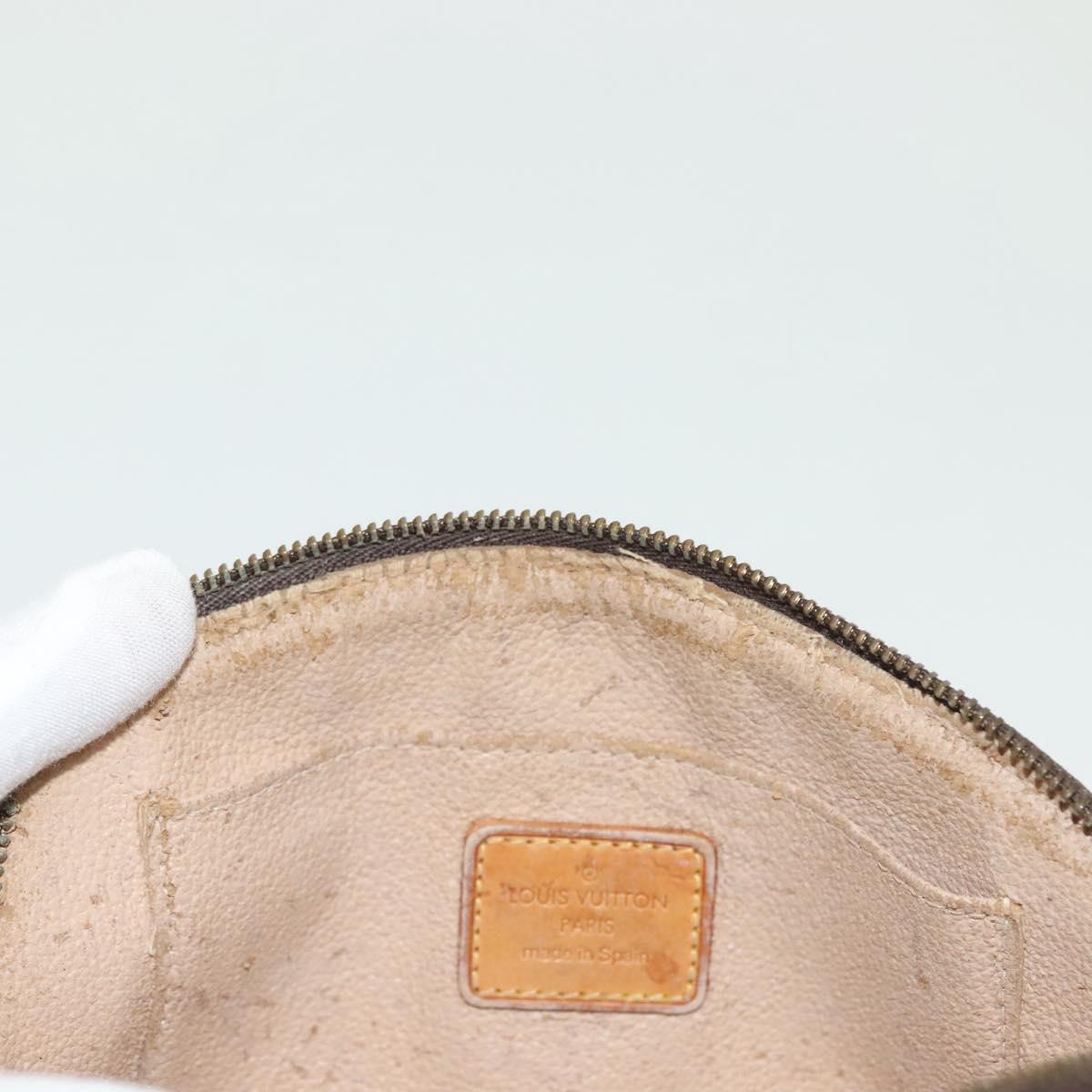 LOUIS VUITTON Monogram Pochette Cosmetic PM Pouch M43998 LV Auth 136628