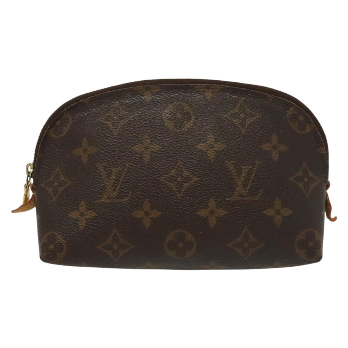LOUIS VUITTON Monogram Pochette Cosmetic PM Pouch M43998 LV Auth 136628